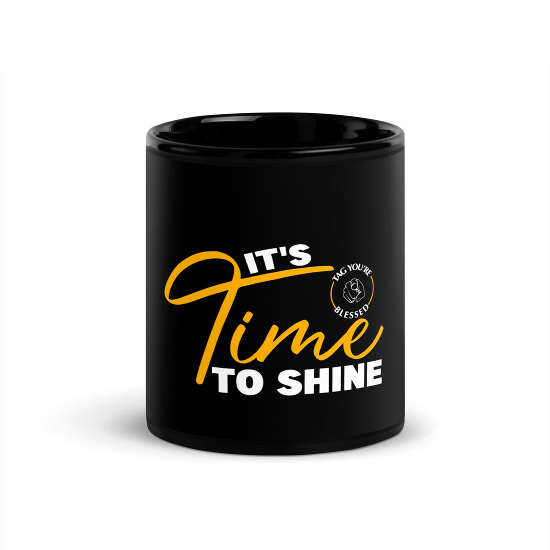 Black Glossy Mug